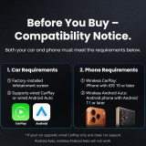 Adaptador CarPlay/Android Auto Sem Fios Vention KRYH0