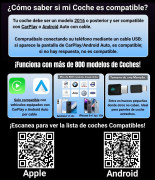 Pen CarPlay s/fios iPhone e Android Bluetooth, USB-A/USB-C