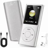 Leitor MP3 MP4 com auriculares portátil