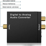 Conversor digital para analógico áudio ótico Toslink