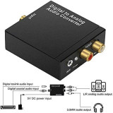 Conversor digital para analógico áudio ótico Toslink