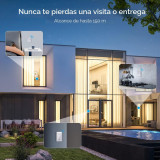 Campainha s/fios c/2 receptores, campainha de porta
