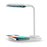 Lampada LED + Qi COOL Base de carregamento sem fio branca
