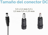 Fonte de alimentação de AC para DC 18V/1A  5,5mm x 2,1mm