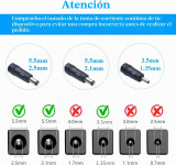 Fonte de alimentação de AC para DC 18V/1A  5,5mm x 2,1mm