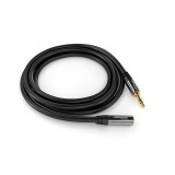 Cabo jack 3.5 mm stereo extensao 5 m macho/femea