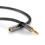 Cabo jack 3.5 mm stereo extensao 5 m macho/femea