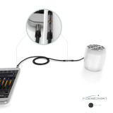 Cabo jack 3.5 mm stereo extensao 5 m macho/femea