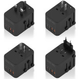 Carregador Universal GaN p/Viagem Aisens ASPS-2A2C08-BK