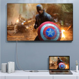 Cabo USB-C macho p/DisplayPort femea 1.4 8k