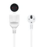 Extensao Eletrica Nanocable Schuko femea - Schuko macho 5 mt