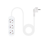 Extensao 3 tomadas Nanocable 1,4 m/ Branca