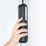 Extensao3 tomadas Nanocable c/interruptor 1.4m Preto