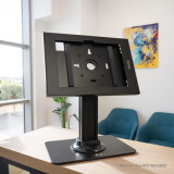 Suporte de mesa antirroubo p/tablet TooQ TQATC2601-B / Preto