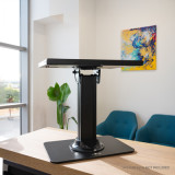 Suporte de mesa antirroubo p/tablet TooQ TQATC2601-B / Preto