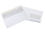 Envelope Aderente c/Janela Cristal DL 11x22 cm branco