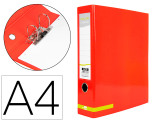 Capa-De-Arquivo-A4-L-80-Lisa-lombada-de-80-mm-Vermelho