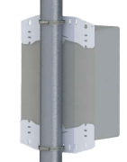 Suporte de poste/parede p/camaras 2 peças Metalico