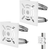 Suporte de Mastro p/Camaras 2 cintas Metalicas