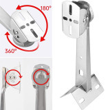 Suporte camara aço inoxidavel 360°