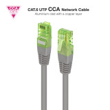 Cabo Nanocable 10.20.1401 UTP/CAT.6 UTP/RJ45, Cinza,1mt
