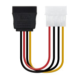 Cabo-Nanocable-SATA-aliment,-MOLEX-4pin-M-SATA-F,16cm-OEM
