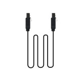 Cabo Nanocable SATA III dados 6G com trave, Preto, 0.5m