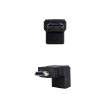 Adaptador Nanocable 10.16.0011 HDMI angular, A/F-A/M, Preto