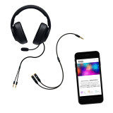 Cabo Nanocable St 1xJack 3.5 f/2 jack 3.5 mm/macho 30cm pt