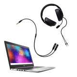 Cabo Nanocable St 1xJack 3.5 f/2 jack 3.5 mm/macho 30cm pt