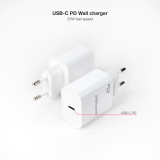 Carregador Nanocable USB-C PD 20W, Branco