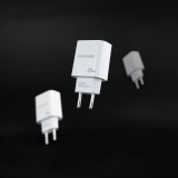 Carregador Nanocable USB-C/PD + USB-A/QC 20W, Branco