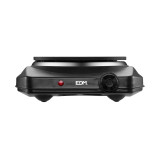 PLACA FOGAO ELETRICA PRETA 1400W 1 FOGO CE/A13 EDM