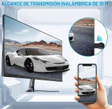Adaptador de ecrã sem fios, 4K 1080P HD-MI WiFi p/TV