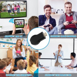 Adaptador de ecrã sem fios, 4K 1080P HD-MI WiFi p/TV