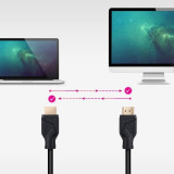 Cabo HDMI 5mt M/M 2.1 8K Nanocable Preto