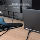 Cabo HDMI 10mt M/M 2.1 4K Nanocable Preto