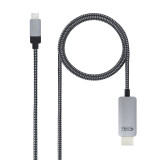 Cabo conversor Nanocable 10.15.5102/USB-C/HDMI M/M 1,8m /pt