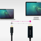 Cabo conversor Nanocable 10.15.5135/USB-C M/M HDMI 5m Pretp