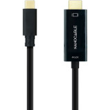 Cabo conversor Nanocable 10.15.5135/USB-C M/M HDMI 5m Pretp