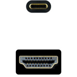 Cabo conversor Nanocable 10.15.5135/USB-C M/M HDMI 5m Pretp