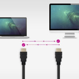 Cabo HDMI M/M 1.4 Nanocable Alta Velocidade/HEC,10m preto