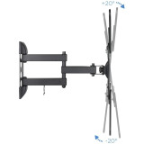 Suporte TV ajustável inclinável TooQ 23 a 55