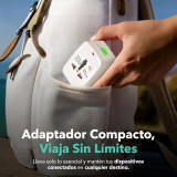 Adaptador de tomada universal de viagem internacional