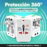 Adaptador de tomada universal de viagem internacional