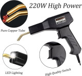 Soldador de plástico de 220 W, 2 em 1, 800 grampos