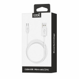 Cabo USB COOL (Micro-Usb) 1,2 met. Branco 2,4 Amp