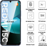 Kit Pelicula vidro + Prot. Camara Xiaomi Redmi 15C 4G/5G