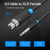Cabo st Vention BBEBH/Jack macho 6.5 mm - XLR Fem.2M Prt