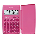 Calculadora-de-Bolso-Basica-Casio-LC401LV-com-Tampa-Rosa